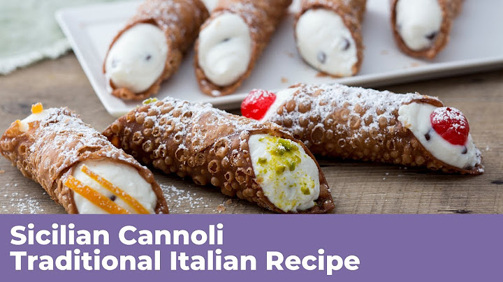 Μια ωραία επιλογή από την Ιταλία: Συνταγή Cannoli Siciliani
